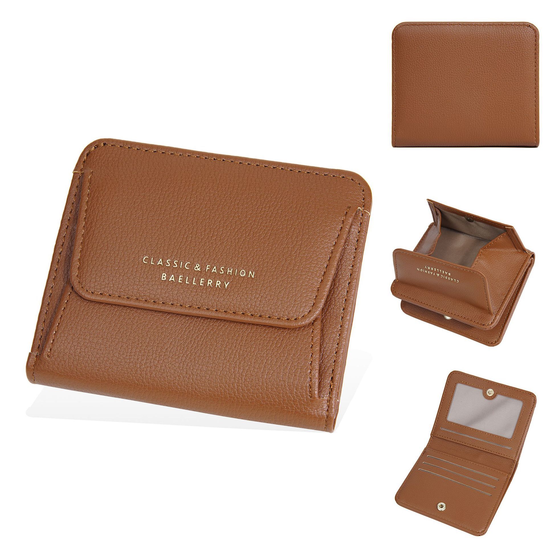 Short Wallet, Women's High-End Fashion Wallet, Women's Coin Purse, Mini Mallet