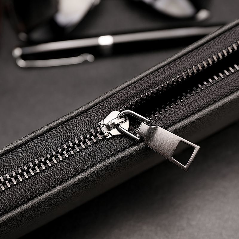 Wallet Double Zipper Men's Business Handbag Large Capacity Long Fashion Wallet Phone Bag