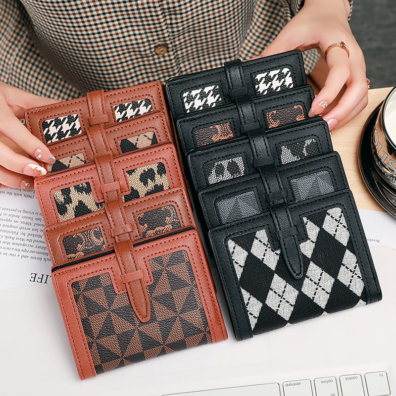 Short Wallet, Women's Card Bag, Zero Wallet, Women's Retro Small Wallet, Multi Slot Driver's License Card Holder