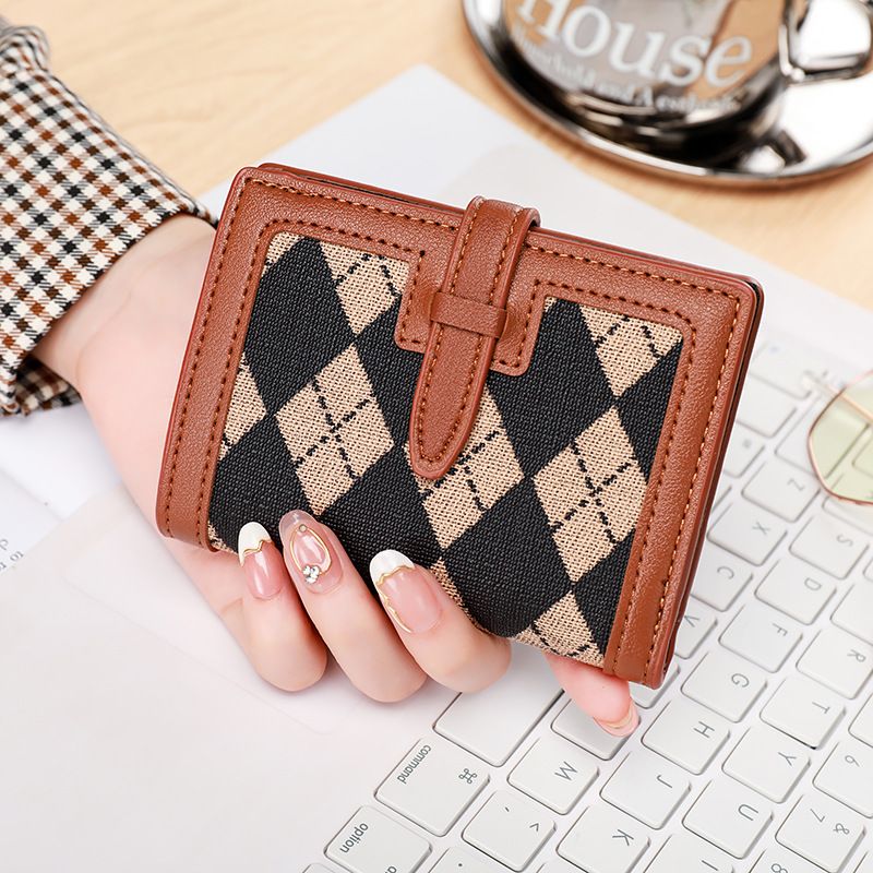 Short Wallet, Women's Card Bag, Zero Wallet, Women's Retro Small Wallet, Multi Slot Driver's License Card Holder