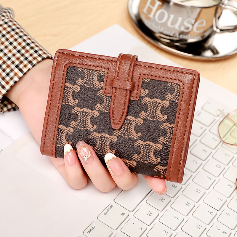Short Wallet, Women's Card Bag, Zero Wallet, Women's Retro Small Wallet, Multi Slot Driver's License Card Holder