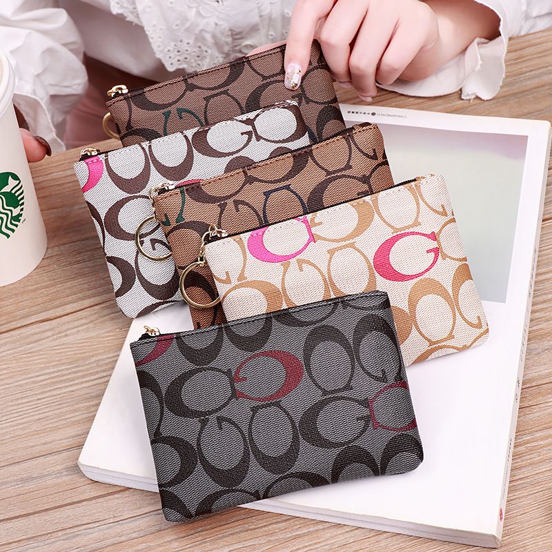 Female Trendy Coin Small Wallet Female Simple Zipper Short Zero Wallet