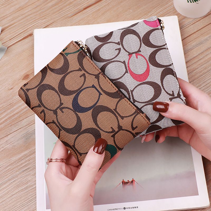 Female Trendy Coin Small Wallet Female Simple Zipper Short Zero Wallet