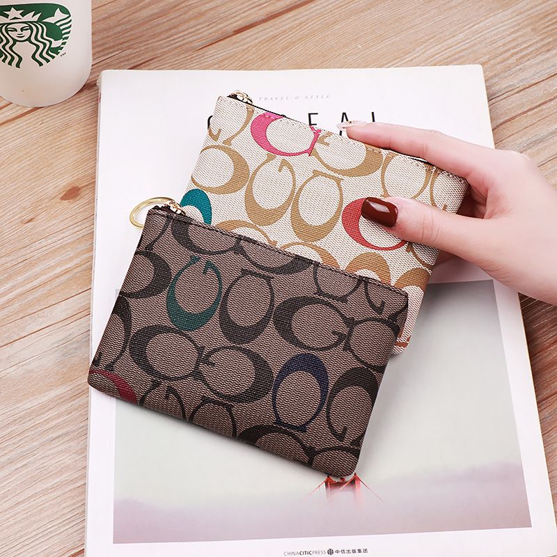 Female Trendy Coin Small Wallet Female Simple Zipper Short Zero Wallet