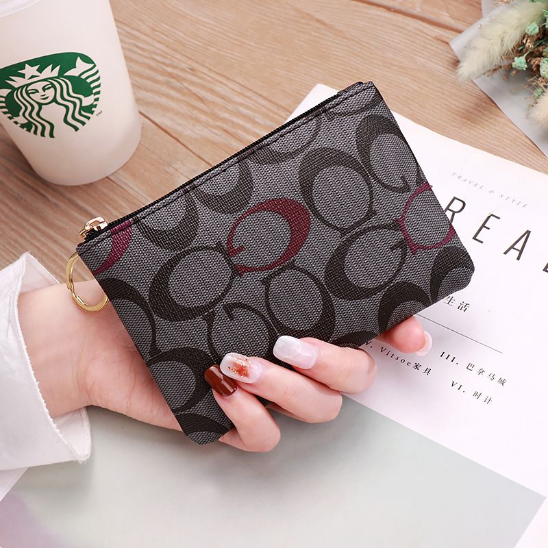 Female Trendy Coin Small Wallet Female Simple Zipper Short Zero Wallet