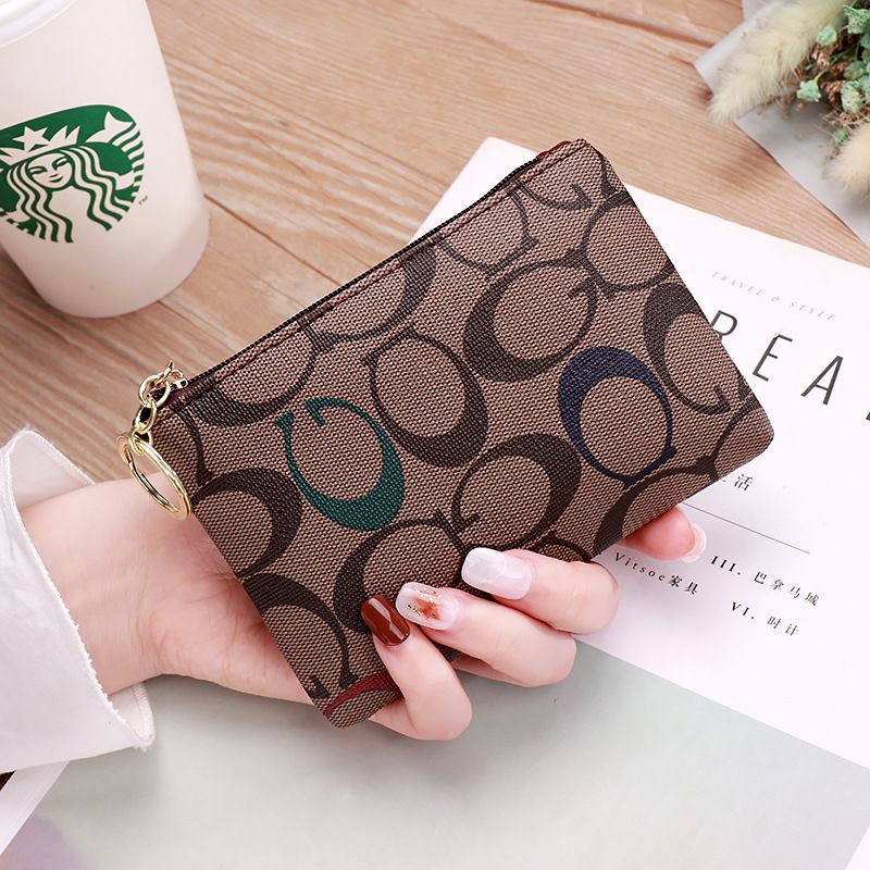 Female Trendy Coin Small Wallet Female Simple Zipper Short Zero Wallet