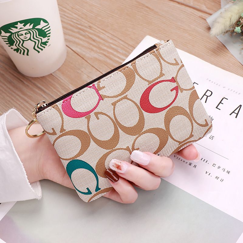 Female Trendy Coin Small Wallet Female Simple Zipper Short Zero Wallet