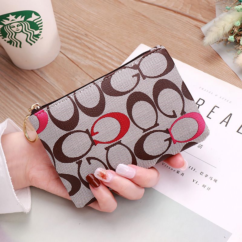 Female Trendy Coin Small Wallet Female Simple Zipper Short Zero Wallet