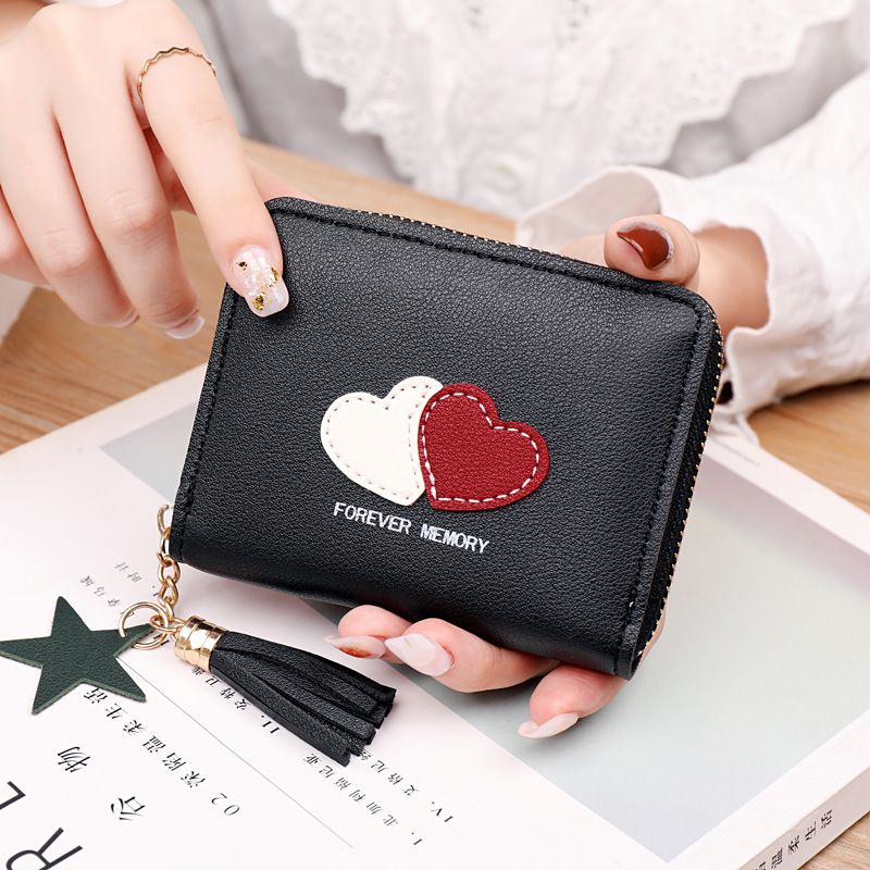 Small Fresh Dot Color Match Change Clip Fashion Handheld Card Bag Trendy Match Women's Small Money Bag