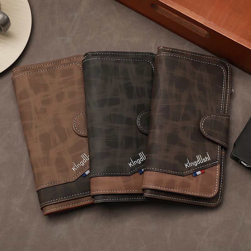 Men's Wallet Long Multifunctional Three In One Card Holder Wallet, Men's Fashion ID Card Holder Wallet