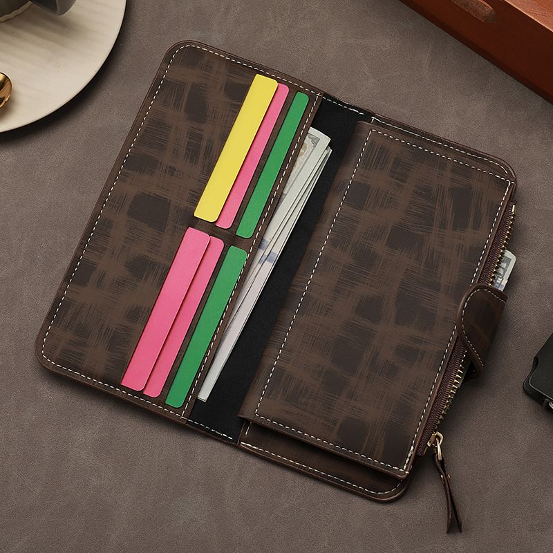 Men's Wallet Long Multifunctional Three In One Card Holder Wallet, Men's Fashion ID Card Holder Wallet