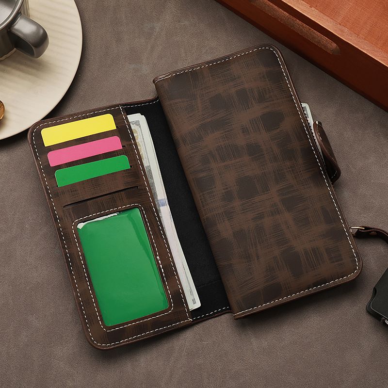Men's Wallet Long Multifunctional Three In One Card Holder Wallet, Men's Fashion ID Card Holder Wallet
