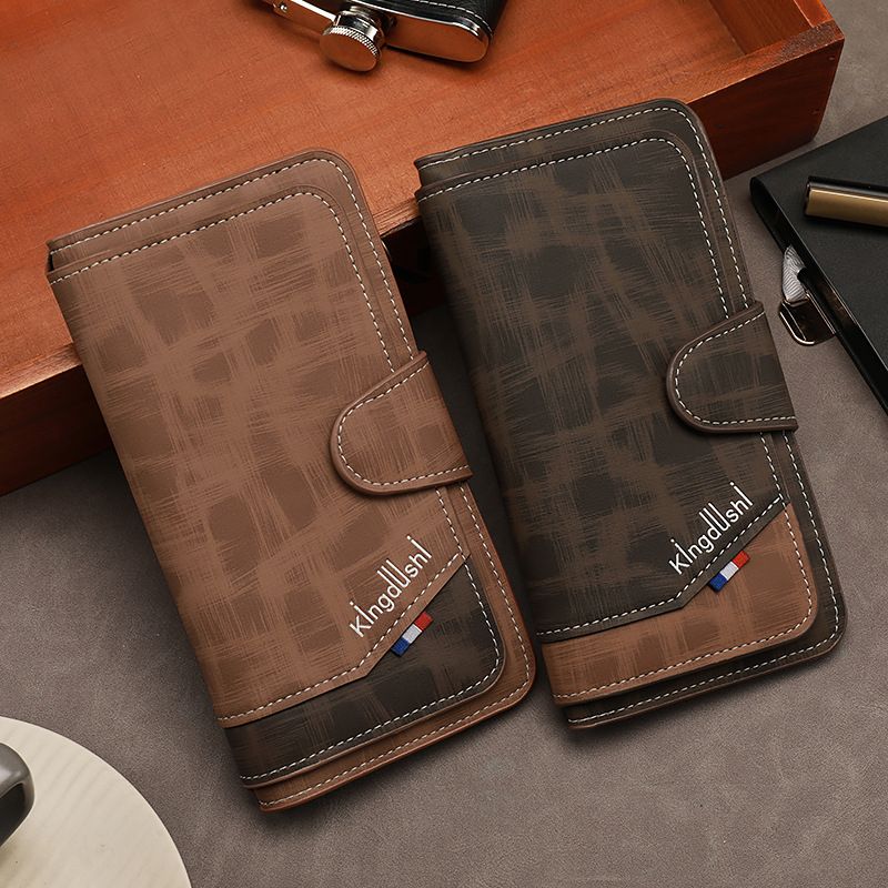 Men's Wallet Long Multifunctional Three In One Card Holder Wallet, Men's Fashion ID Card Holder Wallet