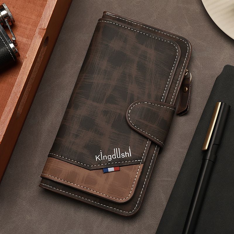 Men's Wallet Long Multifunctional Three In One Card Holder Wallet, Men's Fashion ID Card Holder Wallet