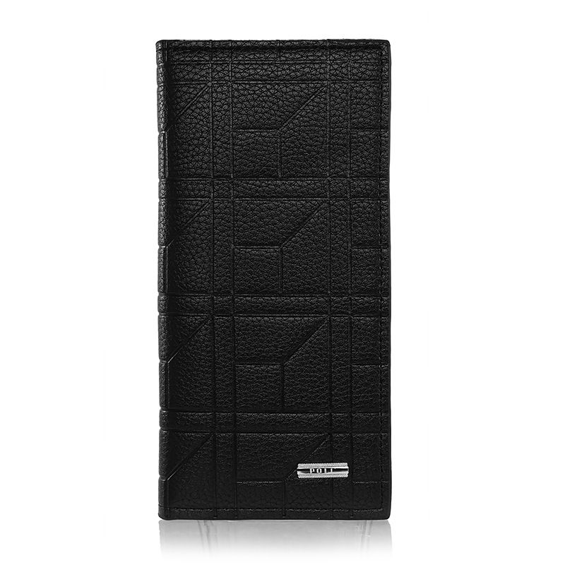 Wallet Men's Long Suit Bag Men's Three In One Card Holder Wallet Fashionable Change Certificate Bag