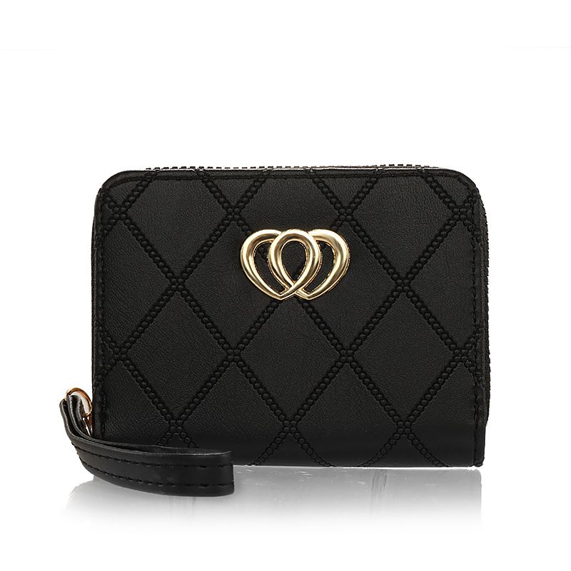 Wallet Women's Short Organ Card Bag Fashion Women's Multi Slot Card Bag Love Style Certificate Wallet