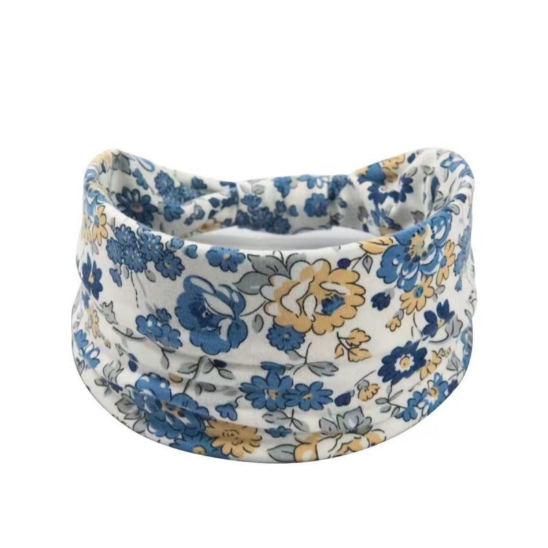 Hot Selling Printed Sports Hairband Headband Fashion Wide Edge Knotted Yoga Headband