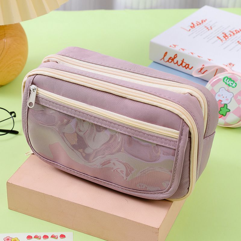 Multi-functional Transparent Pencil Pouch Nine-layer Panda Pencil Pouch