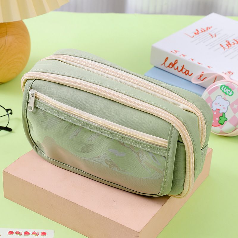 Multi-functional Transparent Pencil Pouch Nine-layer Panda Pencil Pouch