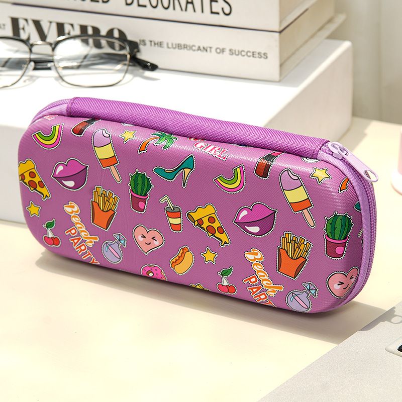 EVA Cartoon Large Capacity Pencil Case Simple Creative Pencil Bag Multi-layer Stationery Box