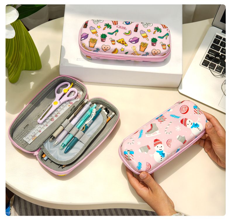 EVA Cartoon Large Capacity Pencil Case Simple Creative Pencil Bag Multi-layer Stationery Box