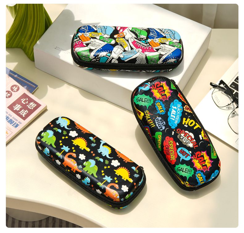 EVA Cartoon Large Capacity Pencil Case Simple Creative Pencil Bag Multi-layer Stationery Box