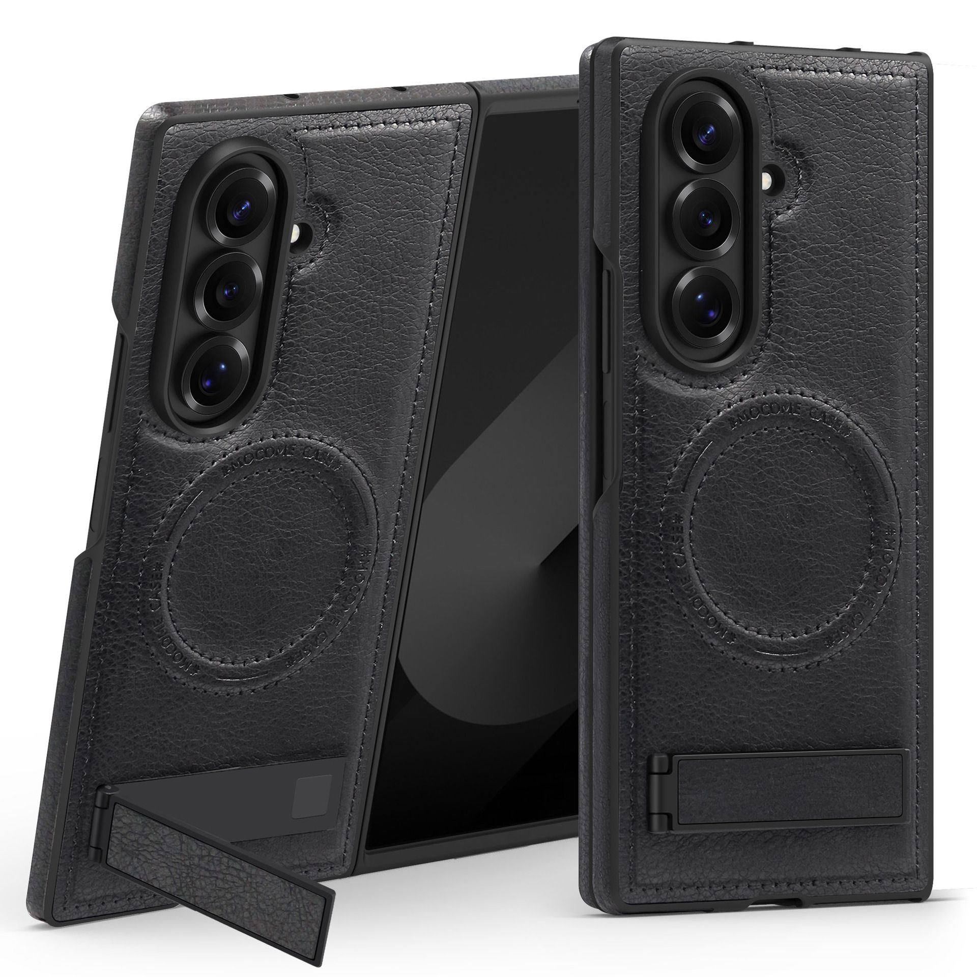 Premium Business Magnetic Folding PU Leather case With Kickstand Holder Phone Case for Samsung Galaxy Z Fold 7 6 5 4 3 Z Flip7 6 5 4 3