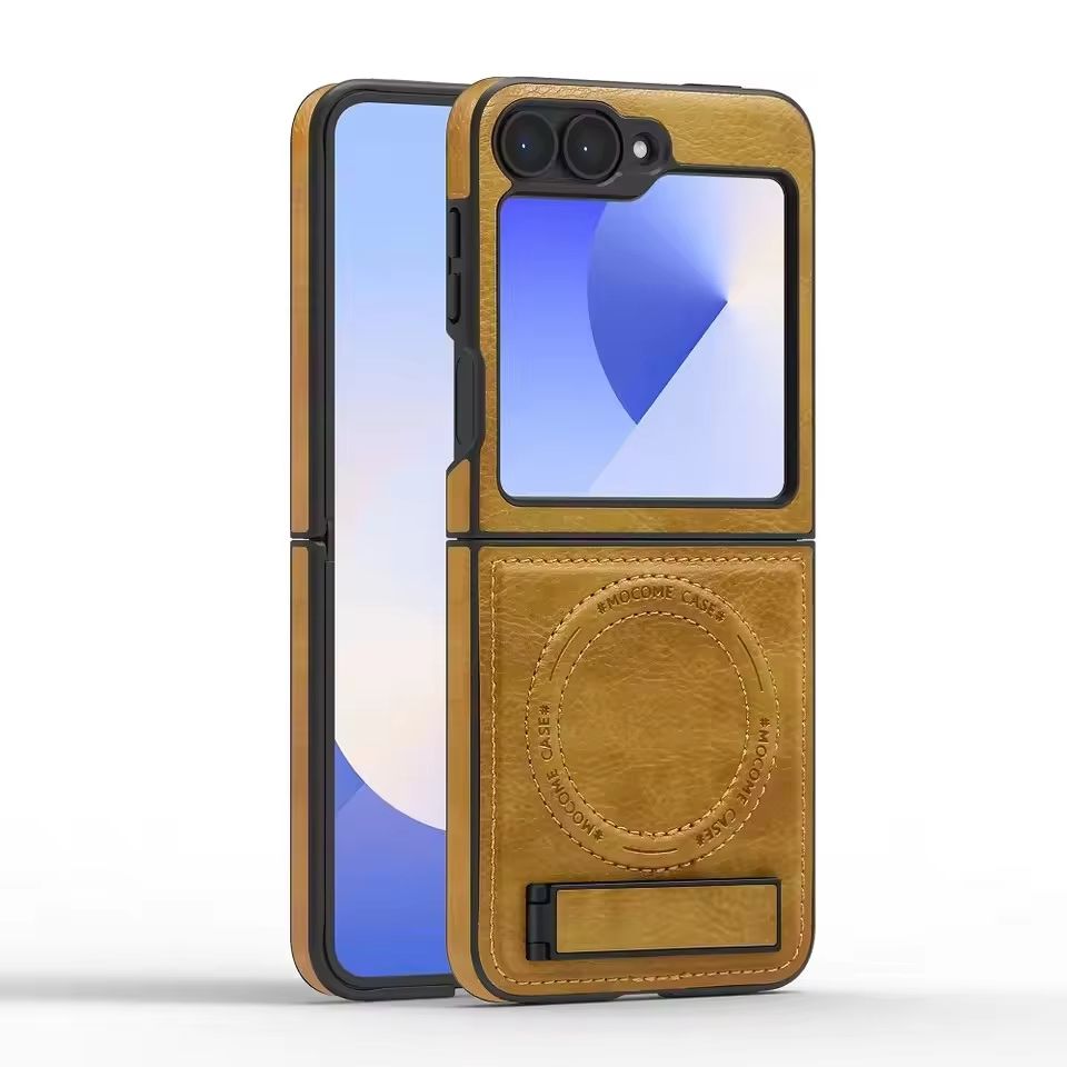 Premium Business Magnetic Folding PU Leather case With Kickstand Holder Phone Case for Samsung Galaxy Z Fold 7 6 5 4 3 Z Flip7 6 5 4 3