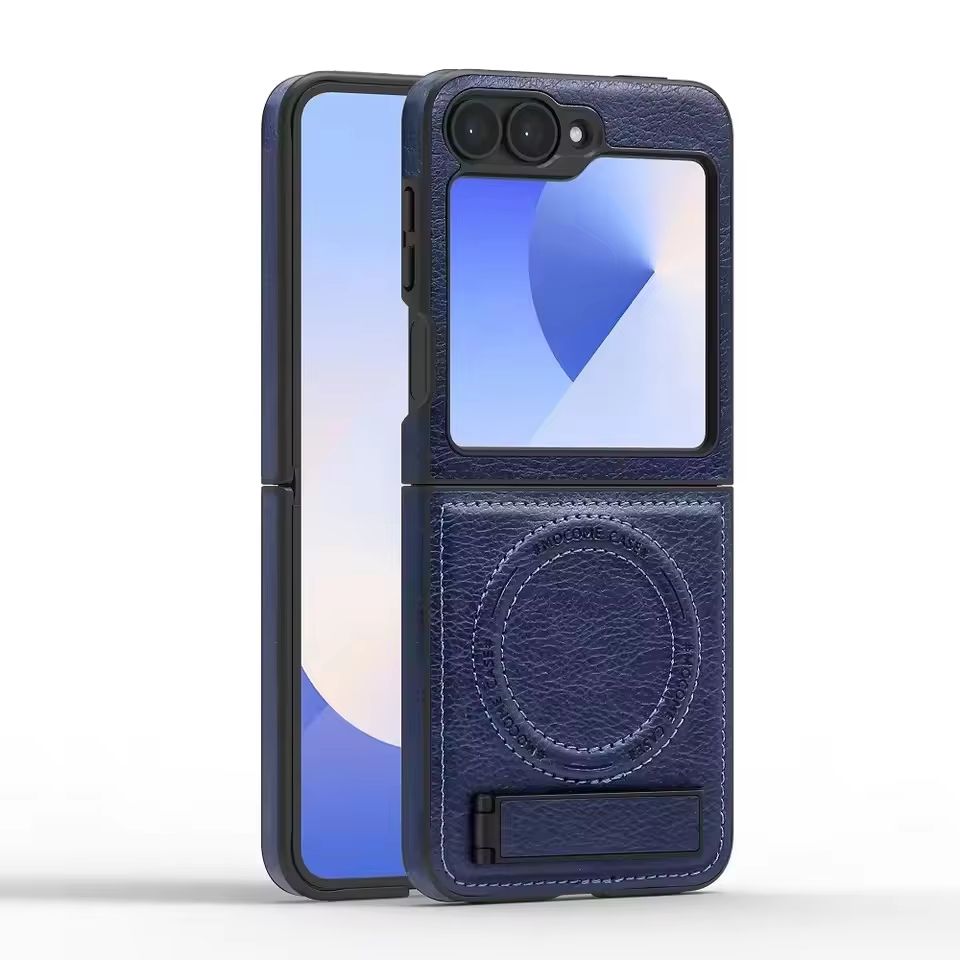 Premium Business Magnetic Folding PU Leather case With Kickstand Holder Phone Case for Samsung Galaxy Z Fold 7 6 5 4 3 Z Flip7 6 5 4 3