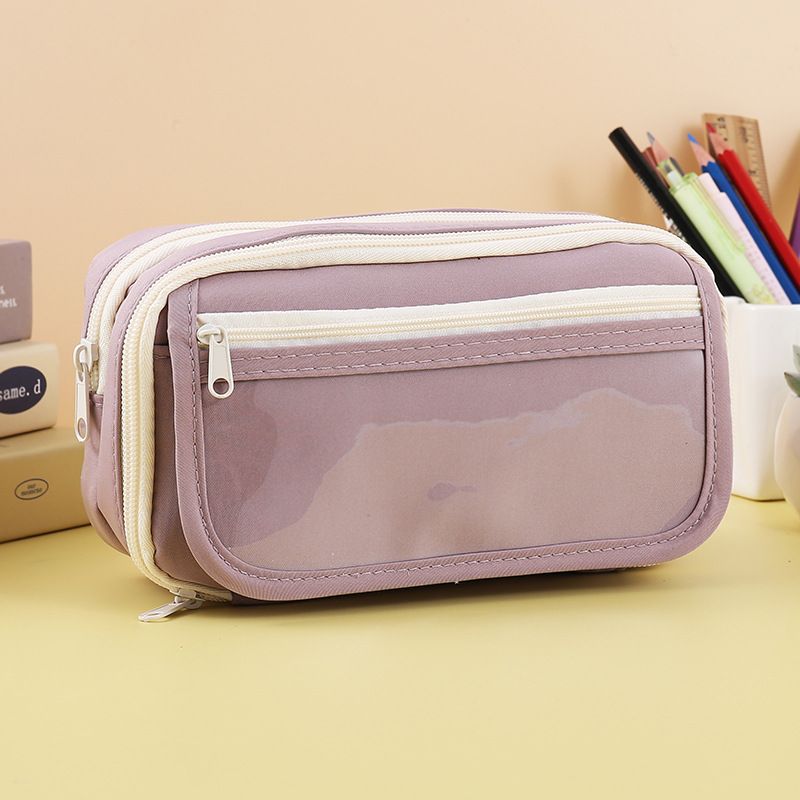 Creative Big Capacity Pencil Case Bag School Stationery Gift for Kids Students Girls