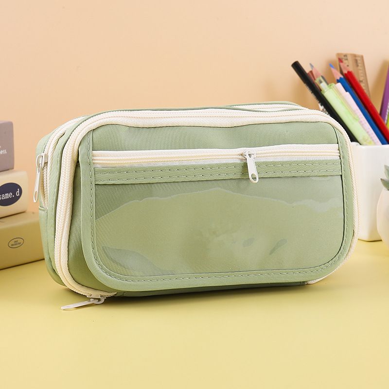 Creative Big Capacity Pencil Case Bag School Stationery Gift for Kids Students Girls