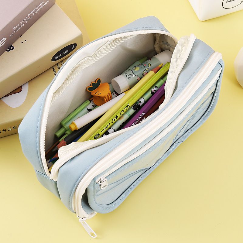 Creative Big Capacity Pencil Case Bag School Stationery Gift for Kids Students Girls