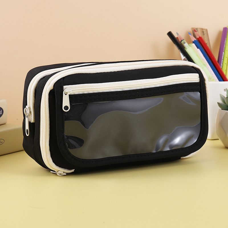 Creative Big Capacity Pencil Case Bag School Stationery Gift for Kids Students Girls