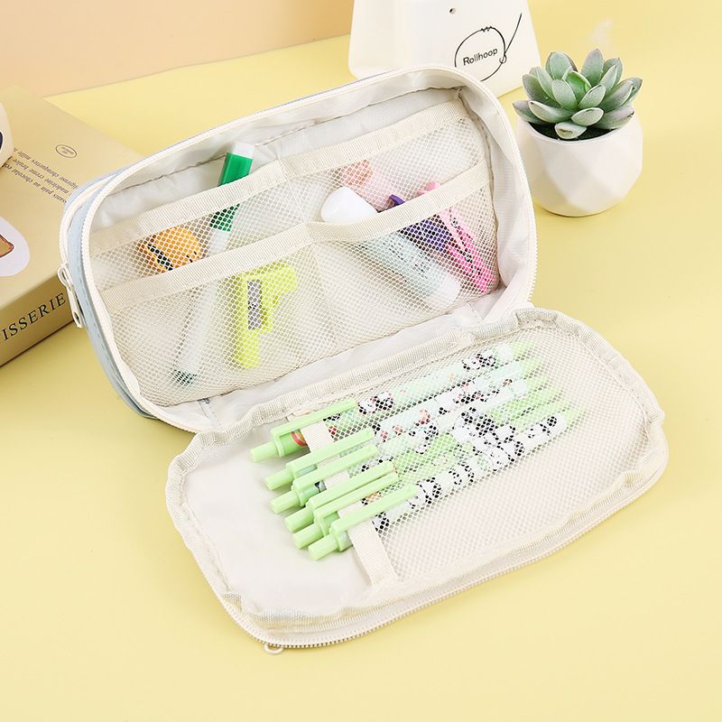 Creative Big Capacity Pencil Case Bag School Stationery Gift for Kids Students Girls