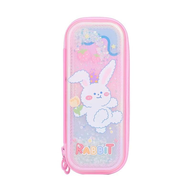 Children's Quicksand Pencil case Primary School Pencil case Girls Kindergarten Large Capacity Pencil case