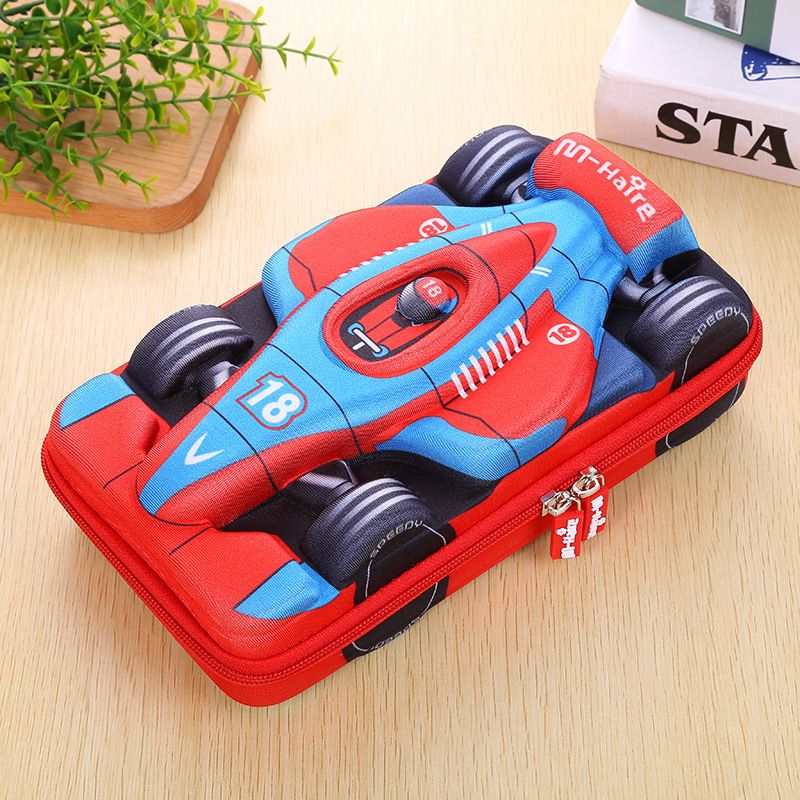 Motorbike Pencil case Design Customized Cartoon Pencil Cases for School Students Children Pencil Box
