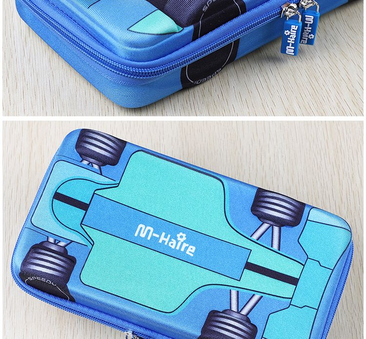 Motorbike Pencil case Design Customized Cartoon Pencil Cases for School Students Children Pencil Box