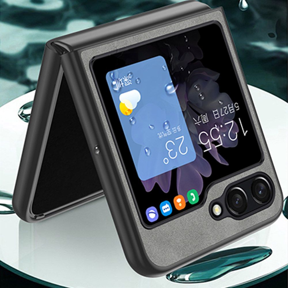 Sheepskin Leather Silicone Back Cover for Samsung Galaxy Z Fold 5 4 3 2 Case Z Flip 3 4 5 6 Lens Protect Shockproof Bumper Coque