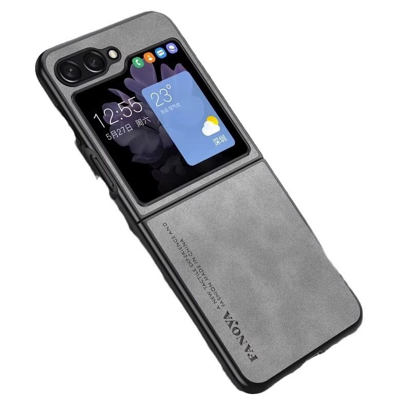 Sheepskin Leather Silicone Back Cover for Samsung Galaxy Z Fold 5 4 3 2 Case Z Flip 3 4 5 6 Lens Protect Shockproof Bumper Coque