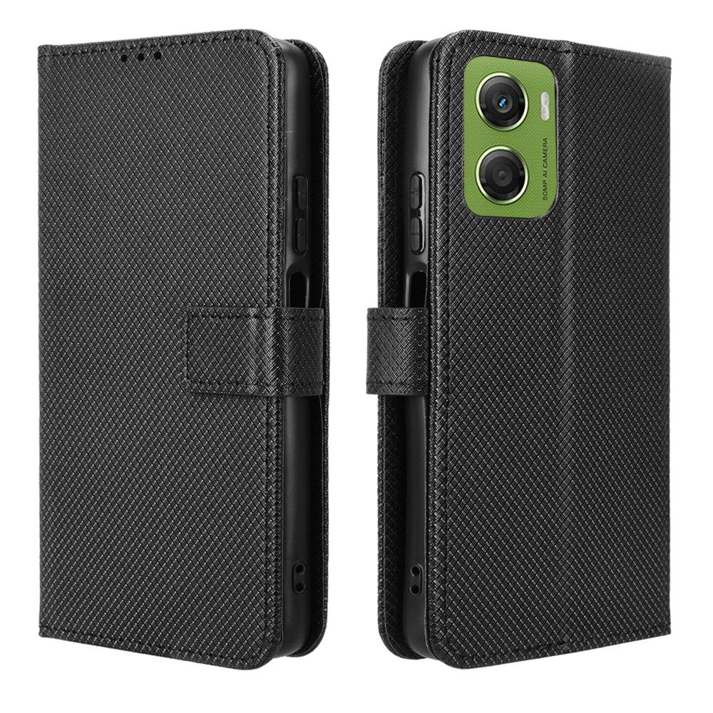 Flip Cover for Motorola Moto G06,G06 Power Case Leather Magnetic Flip Folio Stand Phone Cover with Card Holder