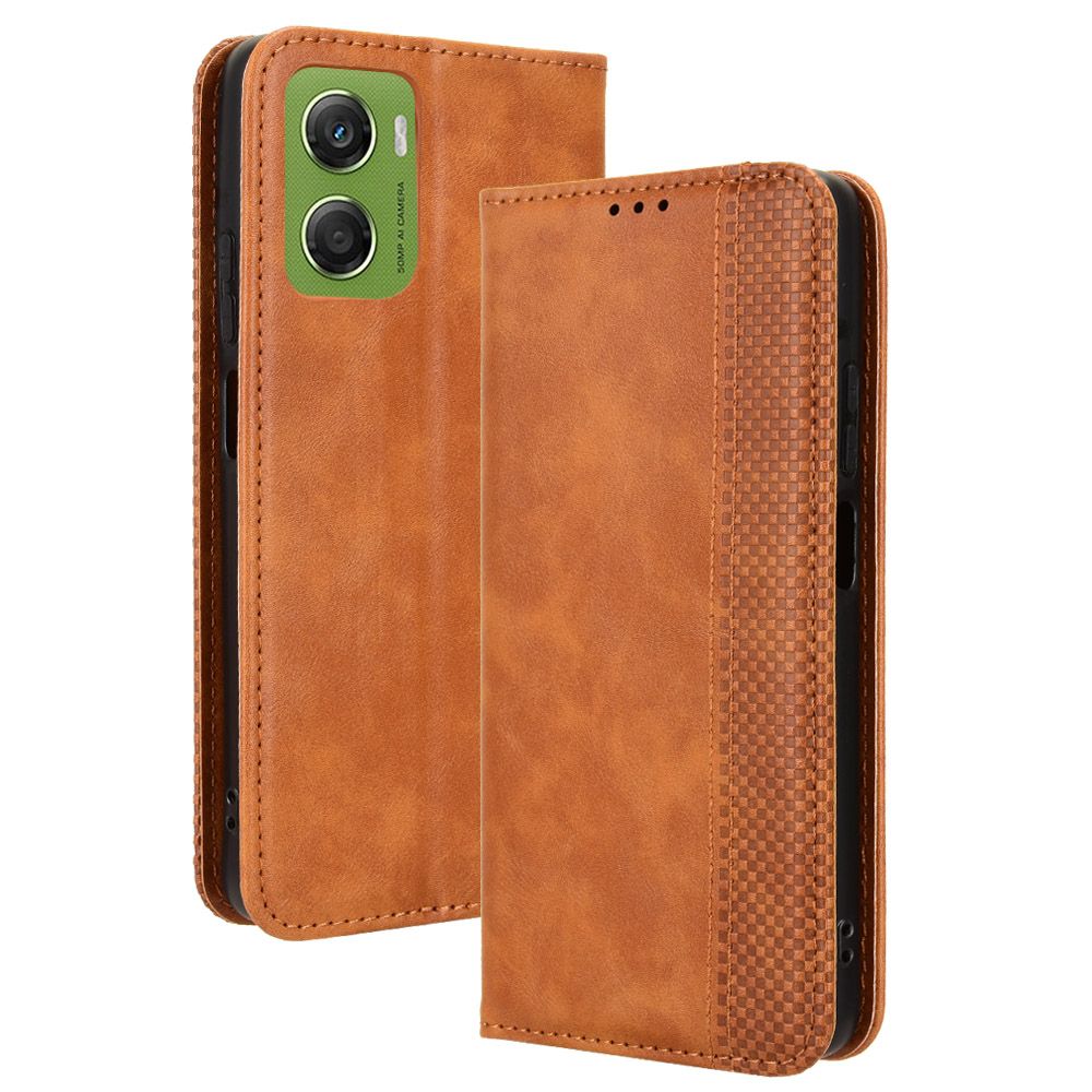 Flip Cover for Motorola Moto G06,G06 Power Case Leather Magnetic Flip Folio Stand Phone Cover with Card Holder