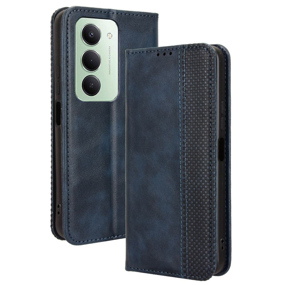 Flip Cover for Xiaomi Redmi 15 4G, 6.9" Case Leather Magnetic Flip Folio Stand Phone Cover with Card Holder