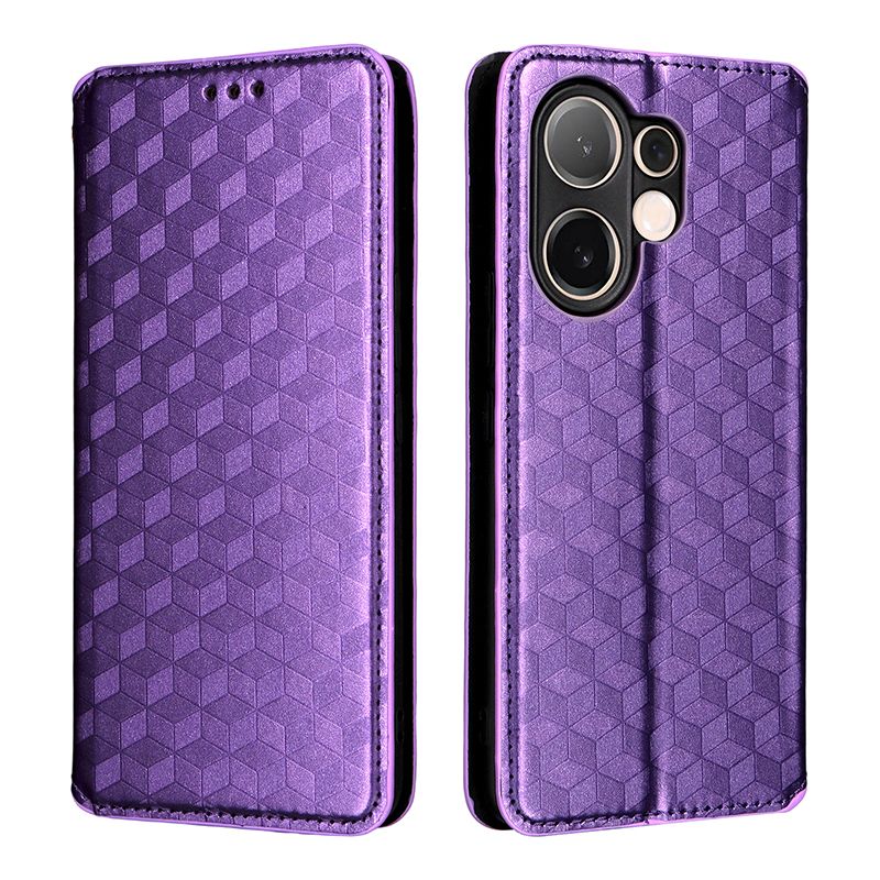 Flip Cover for Vivo V60 5G Case Leather Magnetic Flip Folio Stand Phone Cover with Card Holder