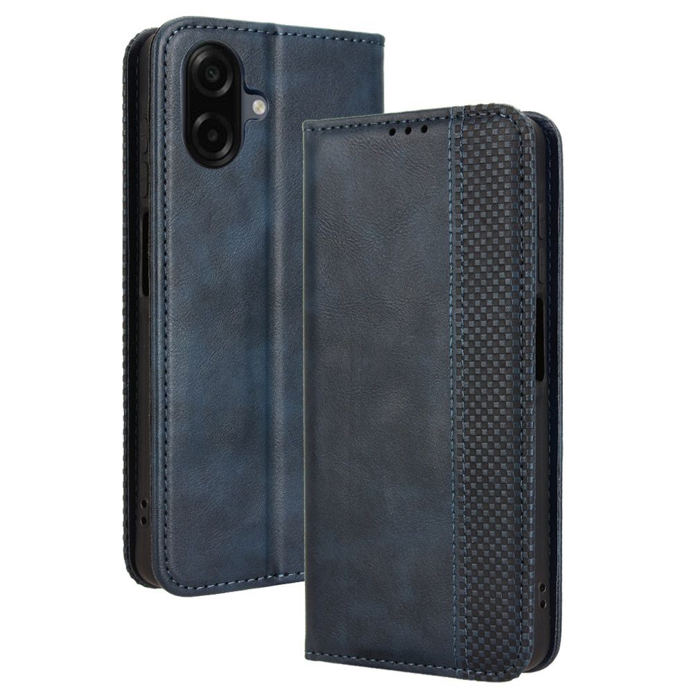 Flip Cover for Samsung Galaxy A07, 6.7" Case Leather Magnetic Flip Folio Stand Phone Cover with Card Holder