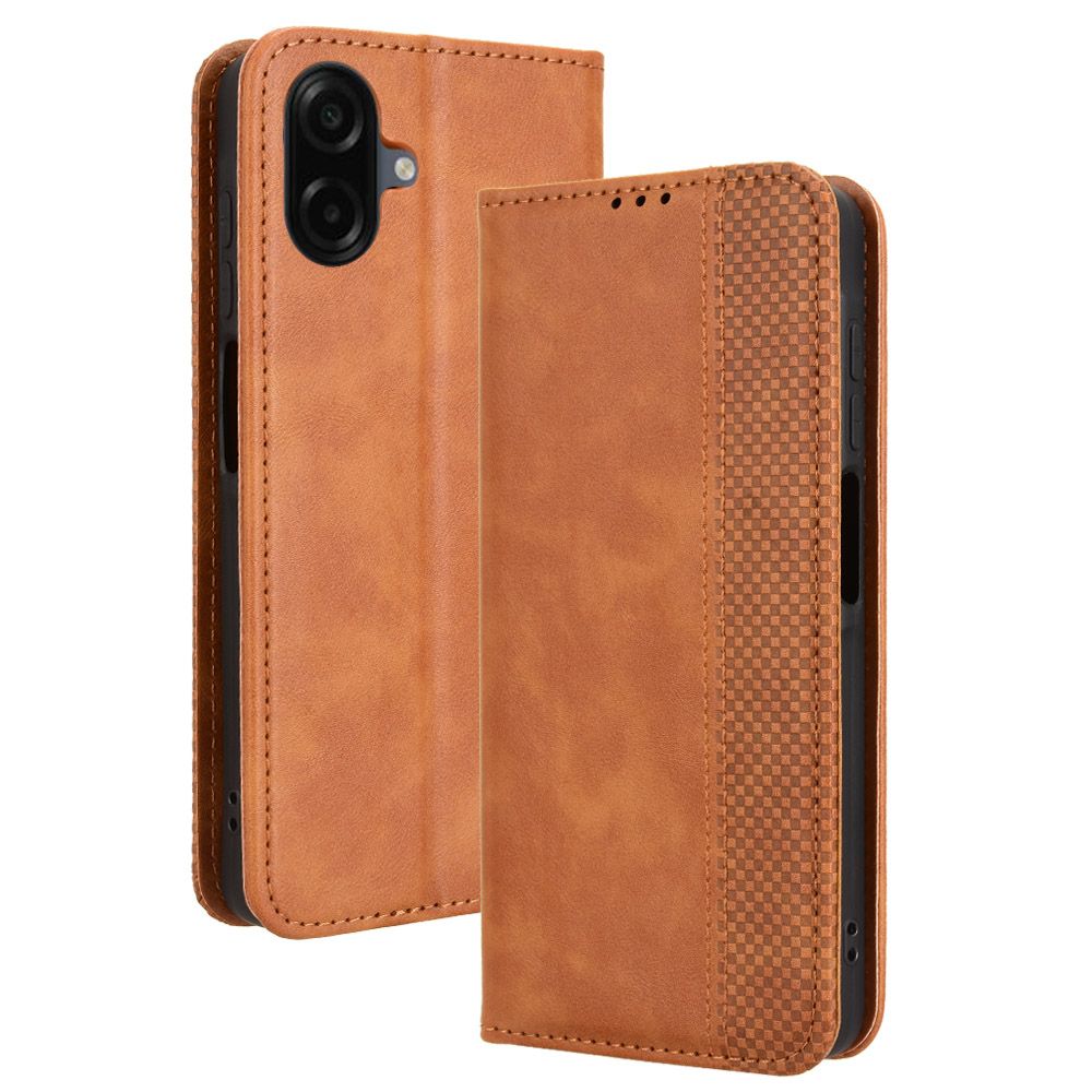 Flip Cover for Samsung Galaxy A07, 6.7" Case Leather Magnetic Flip Folio Stand Phone Cover with Card Holder