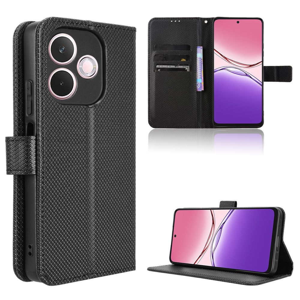 Flip Cover for Oppo A5 Pro,6.67" Case Leather Magnetic Flip Folio Stand Phone Cover with Card Holder
