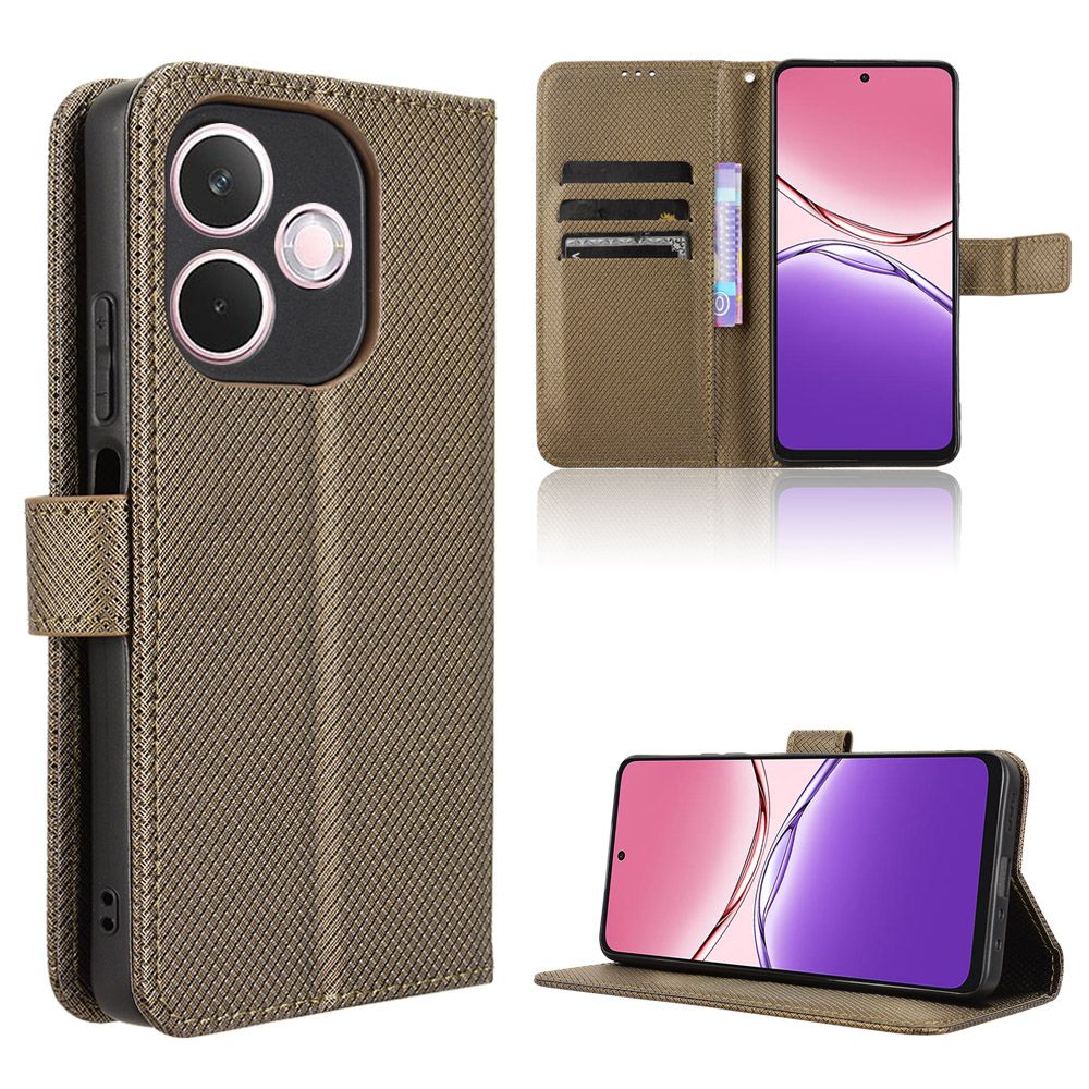 Flip Cover for Oppo A5 Pro,6.67" Case Leather Magnetic Flip Folio Stand Phone Cover with Card Holder