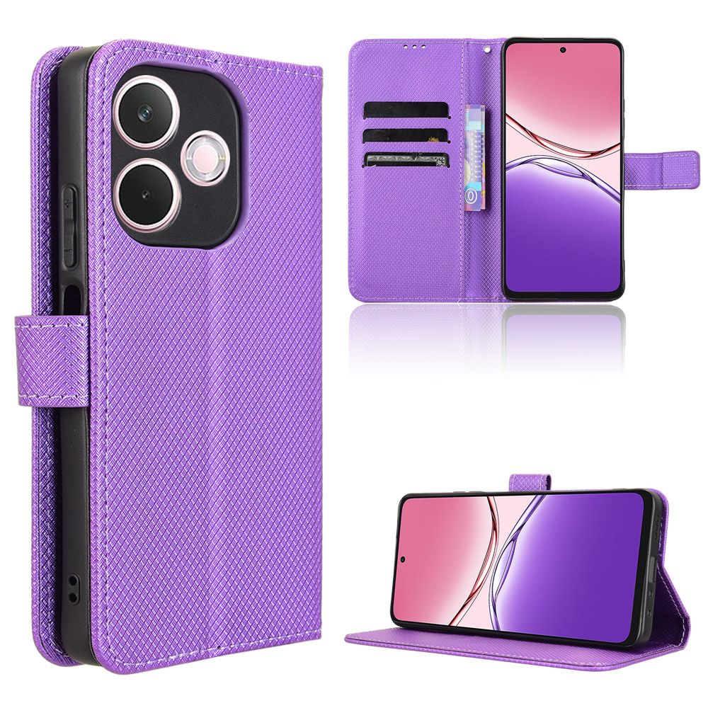 Flip Cover for Oppo A5 Pro,6.67" Case Leather Magnetic Flip Folio Stand Phone Cover with Card Holder