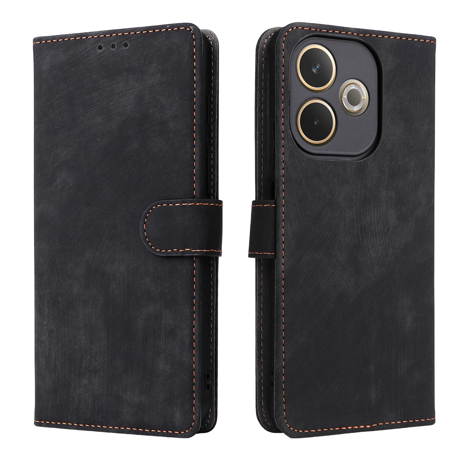 Flip Cover for Oppo A5 Pro,6.67" Case Leather Magnetic Flip Folio Stand Phone Cover with Card Holder