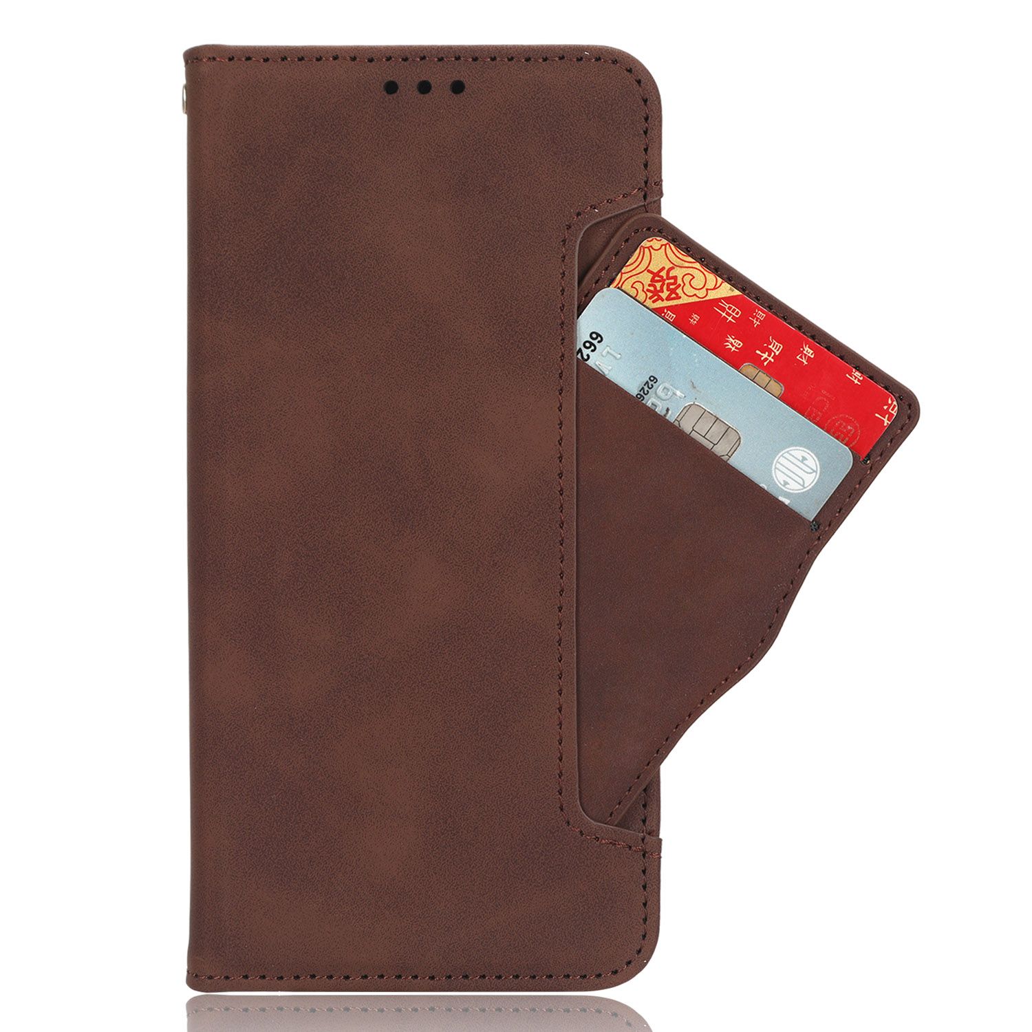 Flip Cover for Tecno spark SLIM 6.78'' Case Leather Magnetic Flip Folio Stand Phone Cover with Card Holder